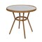 Flash Furniture Bordeaux French Bistro 31.5in. Tbl, Nvy and Wht PE Rattan, Glss Top w/2 Stck Chairs - Natural Frme SDA-AD641012-80-2001-NVYWH-NAT-GG - alternate 5
